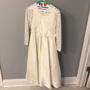 Off white 1st Communion dress
